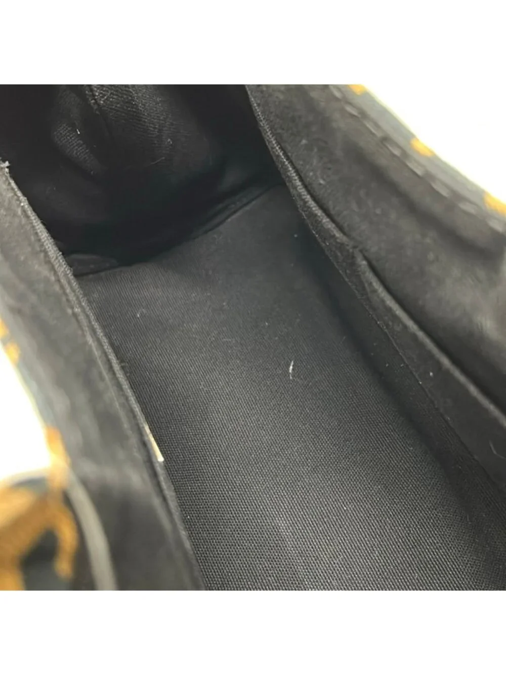 Prada Tote Canapa Light Brown Black Leopard Print